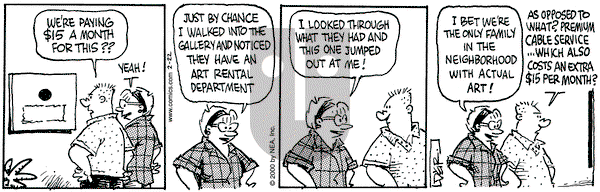 Betty on Tuesday February 22, 2000 Comic Strip
