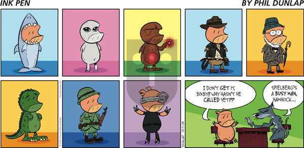 Ink Pen on Sunday December 7, 2008 Comic Strip