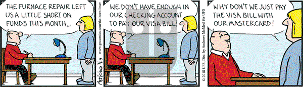 The Born Loser on Monday March 19, 2018 Comic Strip