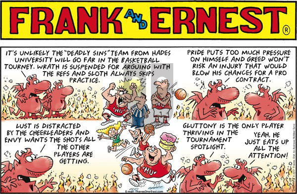 Frank and Ernest on Sunday March 19, 2017 Comic Strip