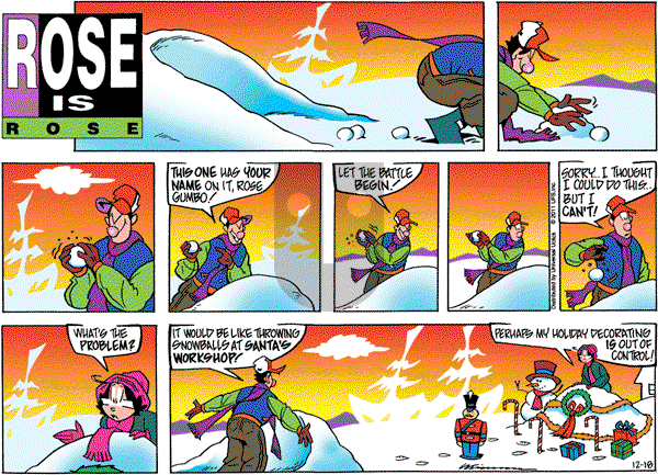Rose is Rose on Sunday December 18, 2011 Comic Strip