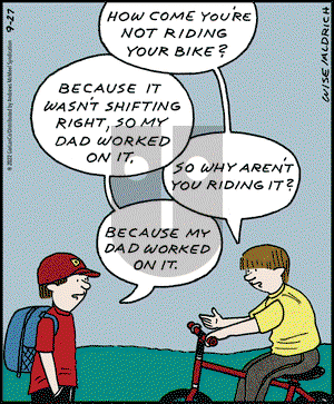 Real Life Adventures - Tuesday September 27, 2022 Comic Strip