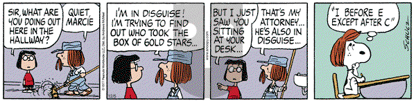 Peanuts - Thursday December 5, 2024 Comic Strip