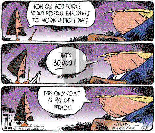 Tom Toles on Thursday January 17, 2019 Comic Strip