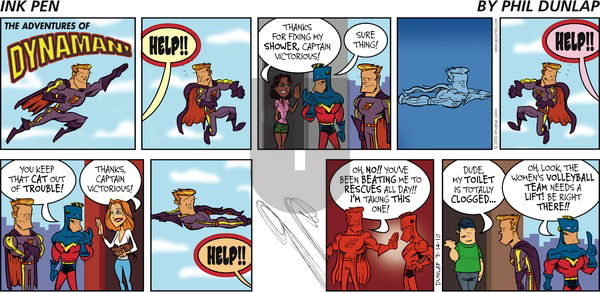 Ink Pen on Sunday March 14, 2010 Comic Strip
