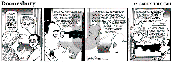 Doonesbury on Tuesday April 2, 1996 Comic Strip