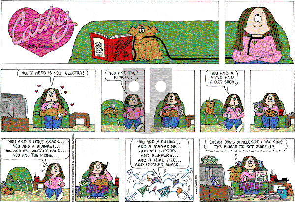 Cathy Classics - Sunday June 2, 2002 Comic Strip