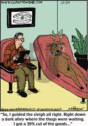 Close to Home on Saturday December 24, 2016 Comic Strip