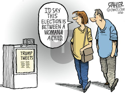 Jeff Stahler on Sunday July 31, 2016 Comic Strip