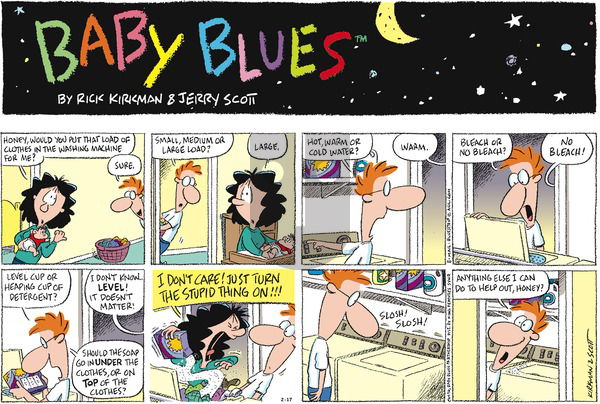 Baby Blues on Sunday February 17, 2002 Comic Strip