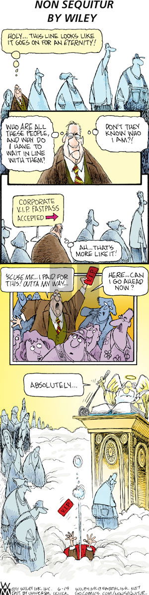 Non Sequitur on Sunday June 19, 2011 Comic Strip