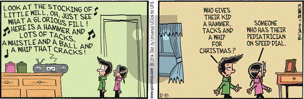 Grand Avenue on Thursday December 18, 2014 Comic Strip