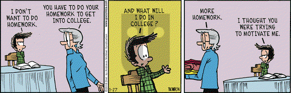 Grand Avenue on Saturday January 27, 2018 Comic Strip