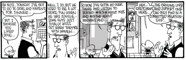 Monty on Monday March 12, 2007 Comic Strip