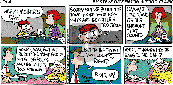 Lola on Sunday May 12, 2002 Comic Strip
