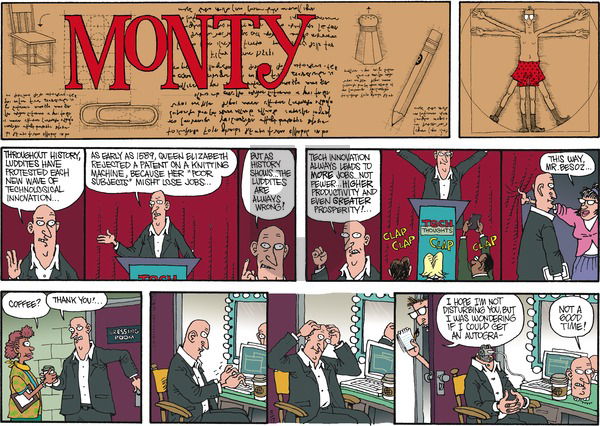 Monty on Sunday August 17, 2014 Comic Strip