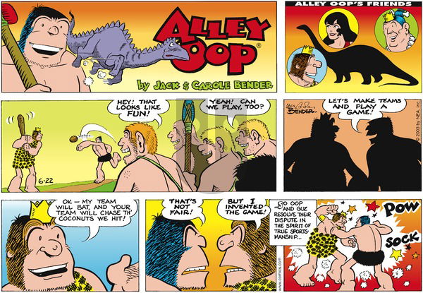 Alley Oop on Sunday June 22, 2003 Comic Strip