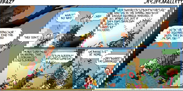 Frazz on Sunday November 18, 2001 Comic Strip