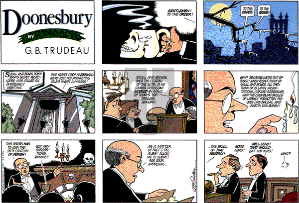 Doonesbury on Sunday December 17, 1989 Comic Strip