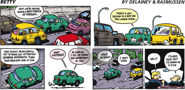 Betty on Monday April 19, 1999 Comic Strip