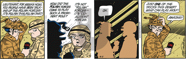 Doonesbury on Friday April 11, 2003 Comic Strip