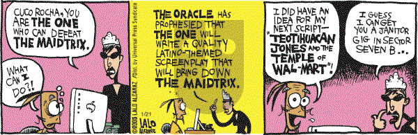 La Cucaracha on Friday January 21, 2005 Comic Strip