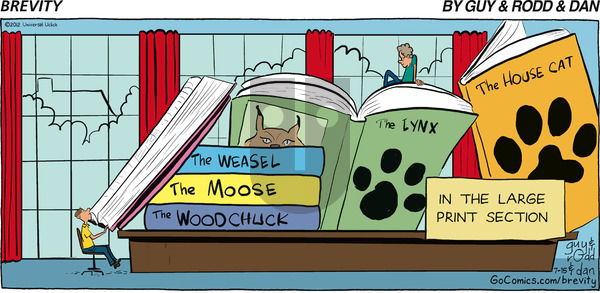 Brevity on Sunday July 15, 2012 Comic Strip