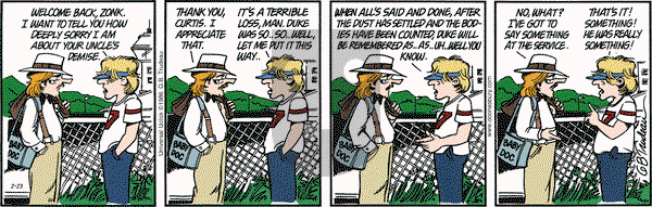 Doonesbury on Tuesday February 23, 2016 Comic Strip