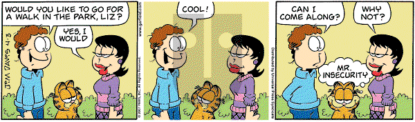 Garfield on Tuesday April 3, 2007 Comic Strip