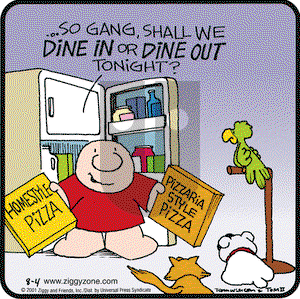 Ziggy on Friday October 19, 2001 Comic Strip