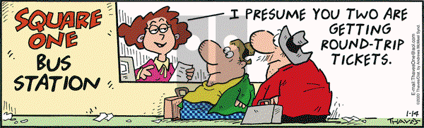 Frank and Ernest on Tuesday January 14, 2020 Comic Strip
