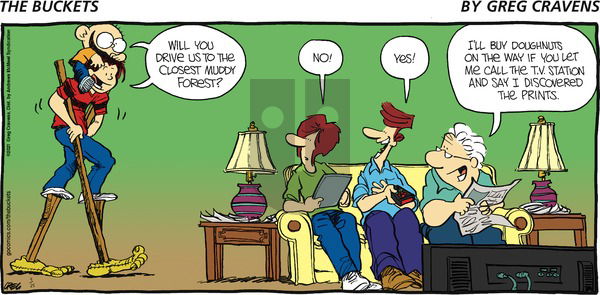 The Buckets on Sunday April 25, 2021 Comic Strip