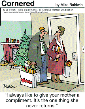 Cornered on Monday December 25, 2017 Comic Strip