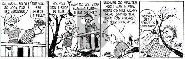 Luann on Monday September 17, 2001 Comic Strip