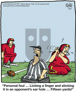 In the Bleachers - Wednesday November 23, 2011 Comic Strip