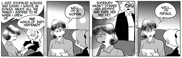 9 Chickweed Lane on Thursday August 9, 2001 Comic Strip