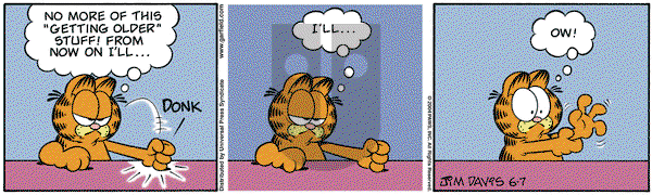 Garfield - Monday June 7, 2004 Comic Strip