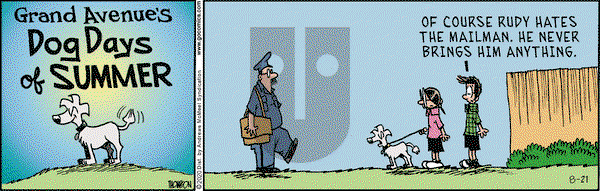 Grand Avenue on Friday August 21, 2020 Comic Strip