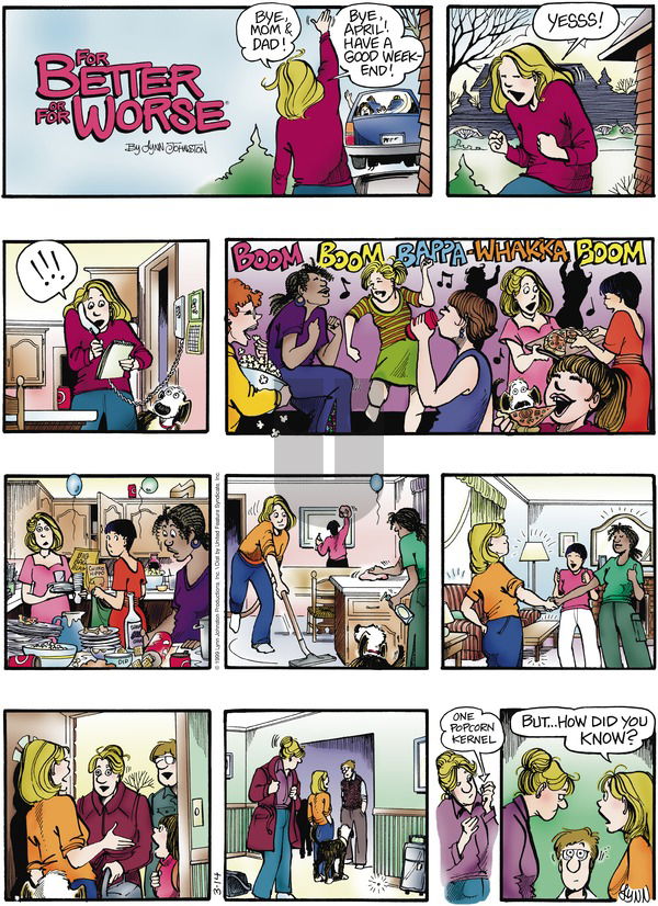 For Better or For Worse on Sunday March 14, 1999 Comic Strip