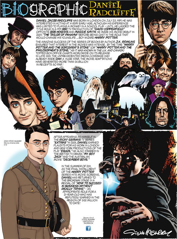 Biographic on Sunday June 12, 2011 Comic Strip