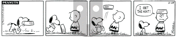 Peanuts on Wednesday February 28, 1962 Comic Strip