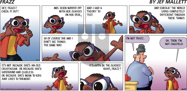 Frazz on Sunday October 11, 2020 Comic Strip