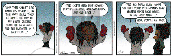The Boondocks on Tuesday December 23, 2003 Comic Strip