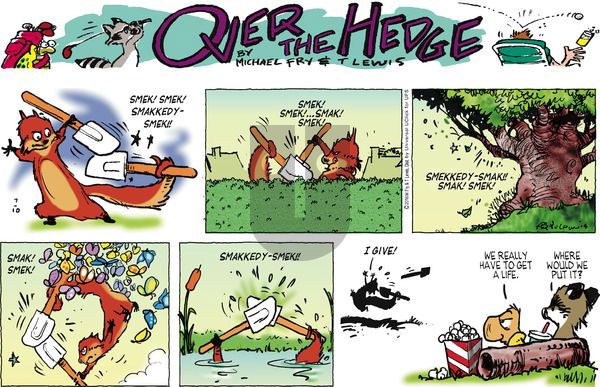 Over the Hedge on Sunday July 10, 2016 Comic Strip
