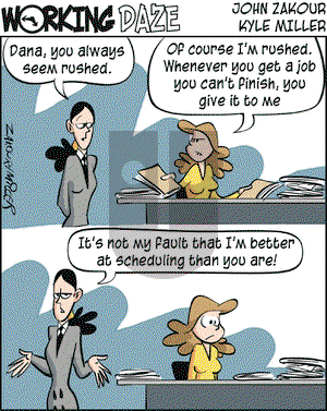 Working Daze on Wednesday March 3, 2004 Comic Strip