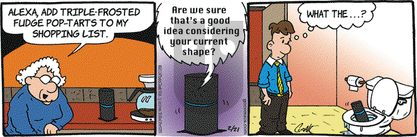 Lola on Thursday February 21, 2019 Comic Strip