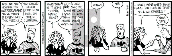 Clear Blue Water on Saturday December 15, 2007 Comic Strip