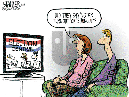 Jeff Stahler on Thursday November 3, 2016 Comic Strip