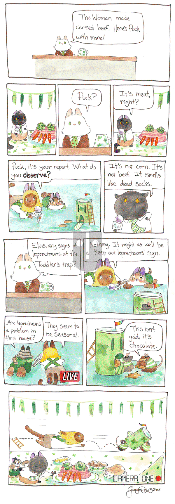 Breaking Cat News on Wednesday May 11, 2016 Comic Strip