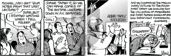 For Better or For Worse on Tuesday November 24, 1998 Comic Strip